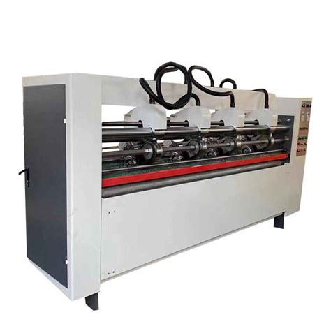 electric adjust thin blade slitter scorer corrugated box making machine|auto feeding thin blade scorer.